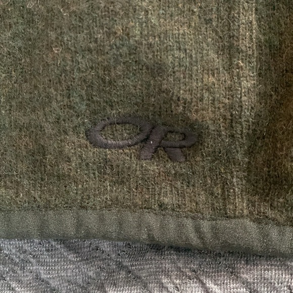 Outdoor Research Cyprus Hybrid Quarter Zip Sweater Jacket Pullover Size Medium - Picture 11 of 12